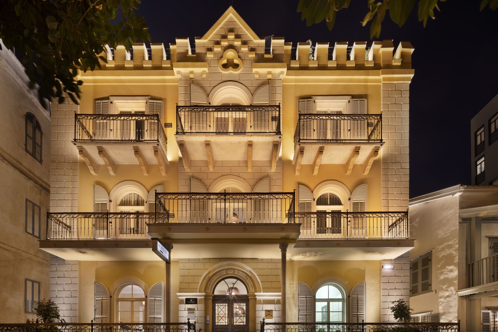 The Drisco Hotel in Jaffa’s American Colony dates back to the 19th century and has housed celebrity guests such as Mark Twain. Photo by Assaf Pinchuk.
