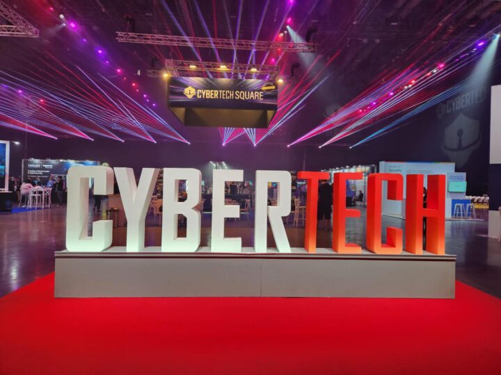 These large CYBERTECH letters now reside in a closet somewhere, waiting for their yearly reemergence. Photo by Cybertech.