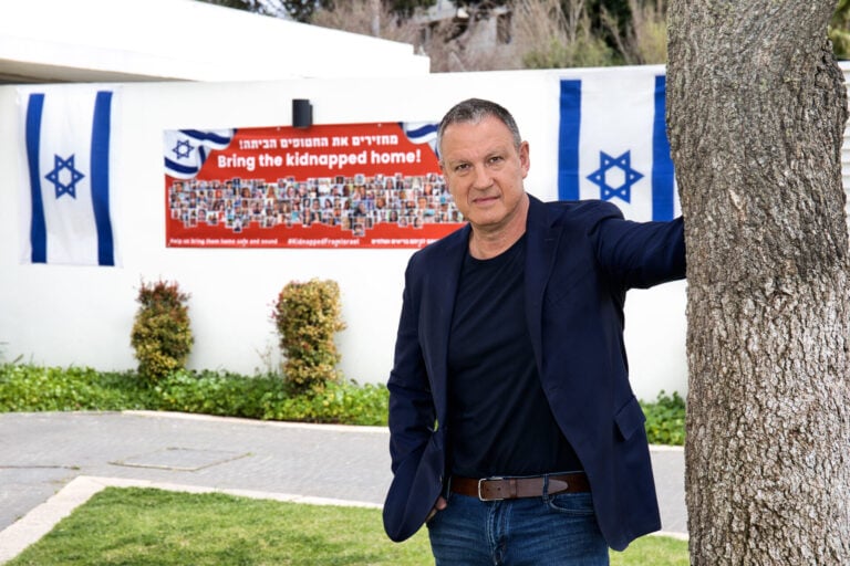 Erel Margalit, CEO and founder of Jerusalem Venture Partners (JVP) wants to see the hostages back home in Israel and a rapid end to the war. Photo by Noam Chen