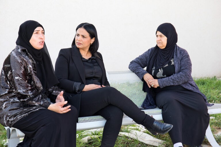 Hanan Alsanah brings new ideas to women in the unrecognized Bedouin villages. Photo by Noam Chen