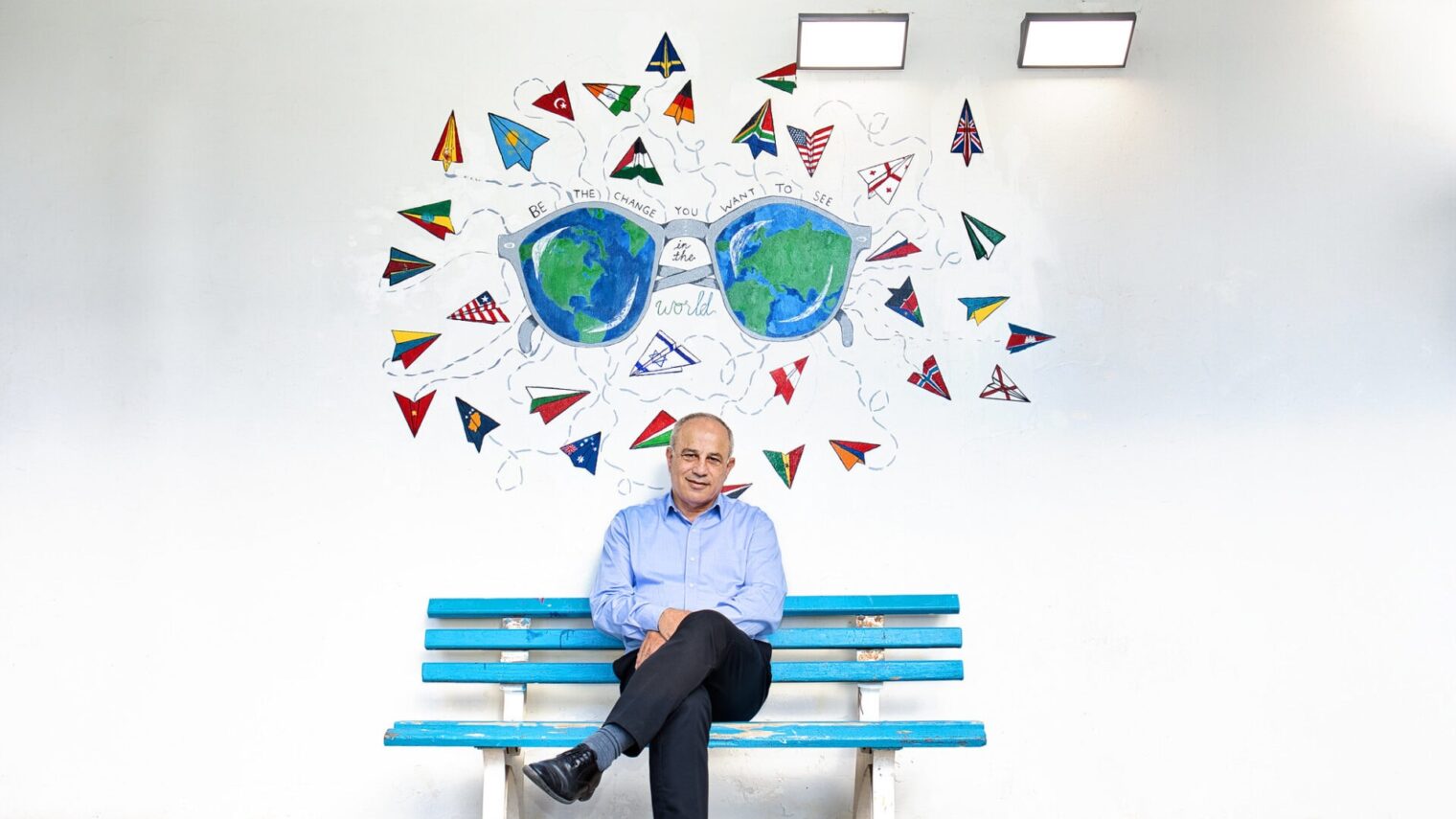Be the change you want to see. Mohammad Darawshe, Director of Strategy at Givat Haviva. Photo by Noam Chen