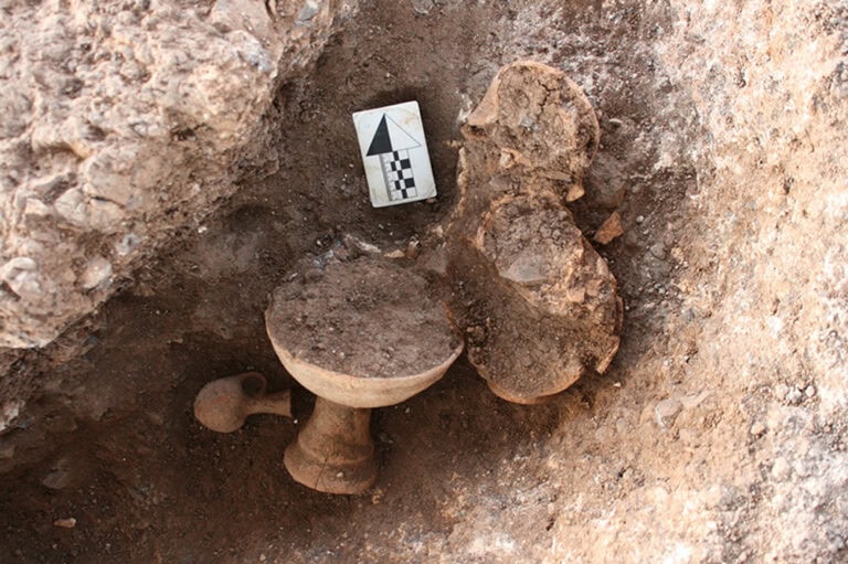 Bodies in ancient graveyard likely covered in beeswax