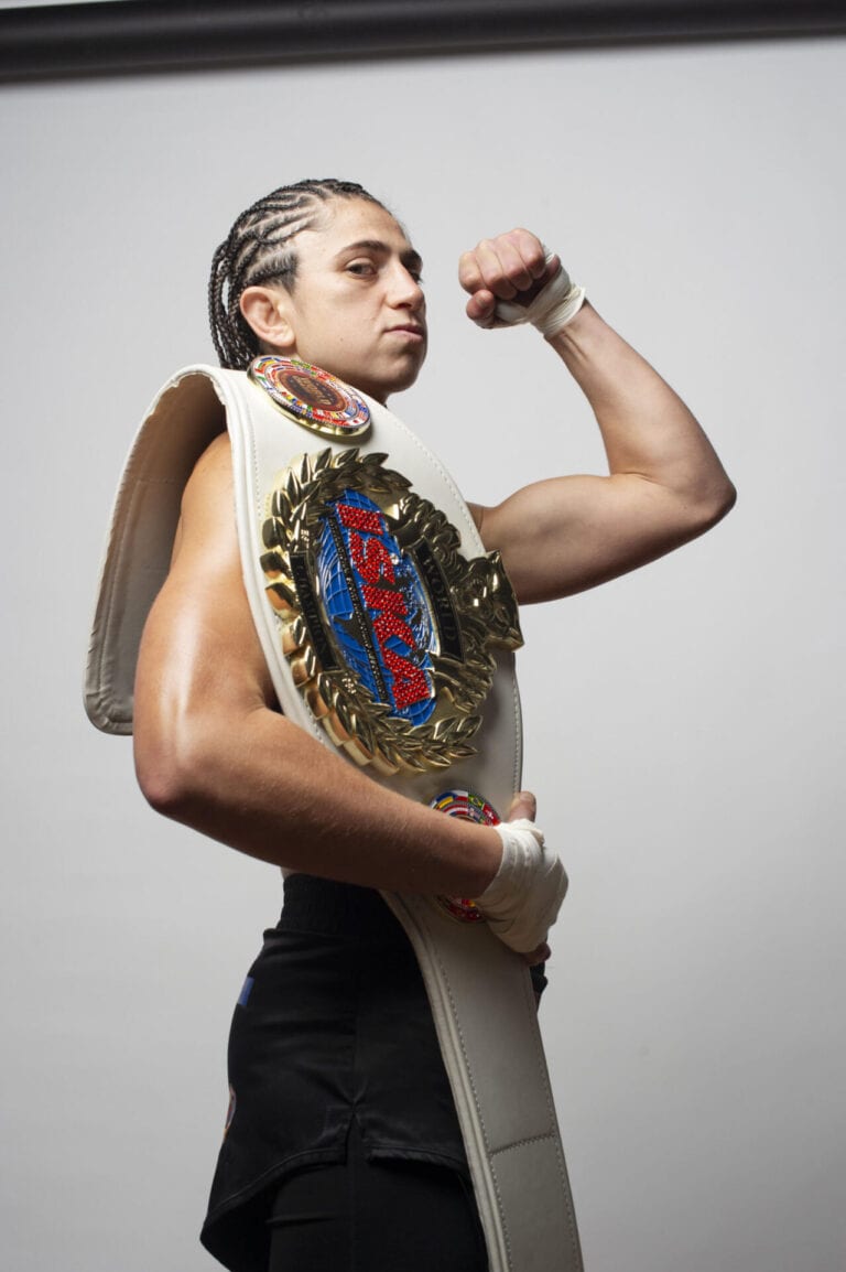 Israeli Muay Thai and kickboxing champion Nili Block. Photo by Michael Guez