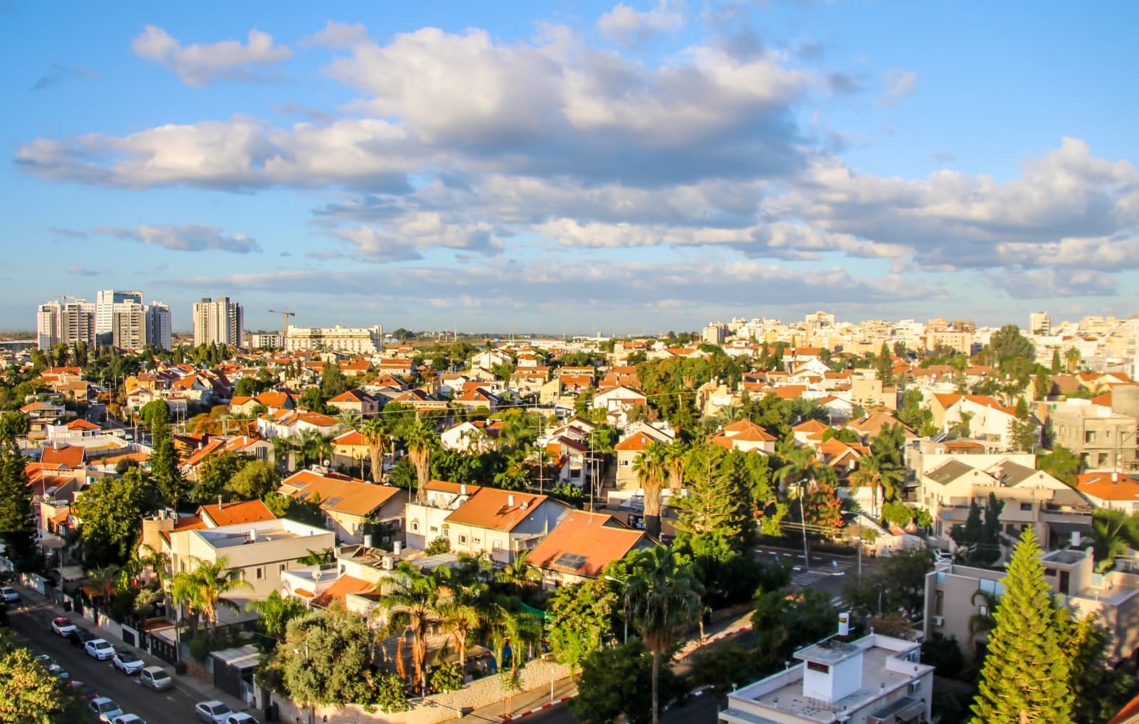 Rooftop view of Rishon LeZion in central Israel. Photo by rontav via Shutterstock.com