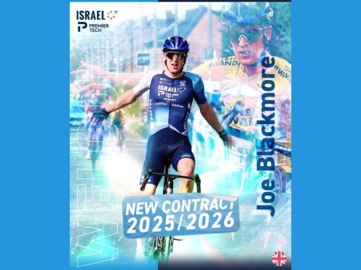 Joe Blackmore joins Israel -- Premier Tech’s professional cycling team for the 2025 and 2026 seasons. Photo courtesy of Israel -- Premier Tech