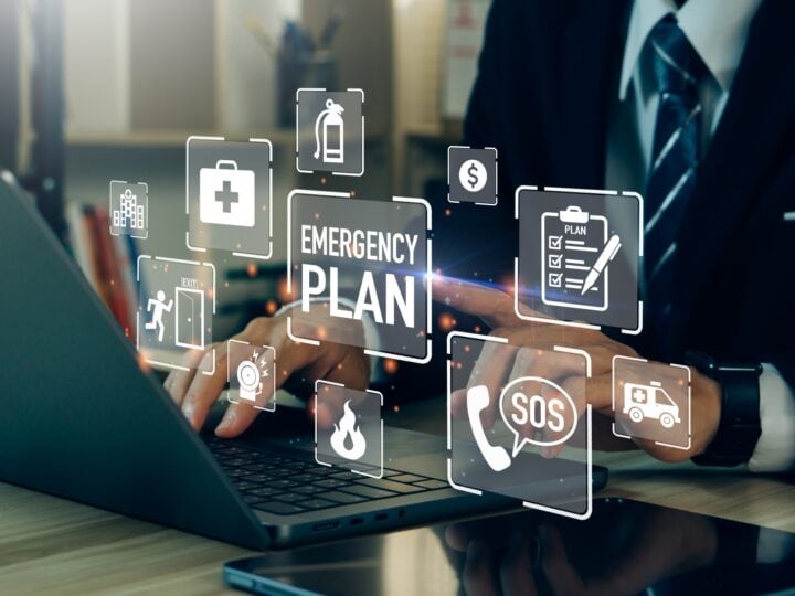 Planning for a disaster helps businesses weather emergency situations. Photo illustration by Witsarut Sakorn via Shutterstock.com