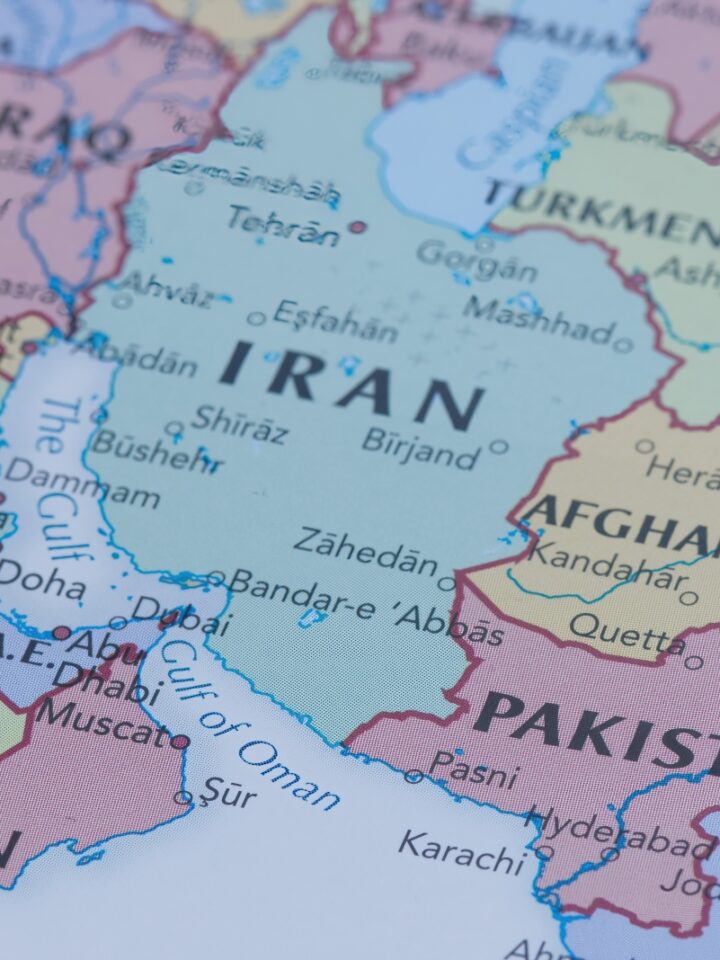 Iran: once an Israeli friend, now a foe. Map image by Below the Sky via Shutterstock.com