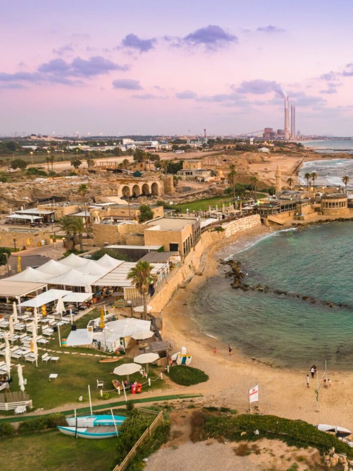 View of the port at Caesarea. Photo by Seth Aronstam via Shutterstock.com