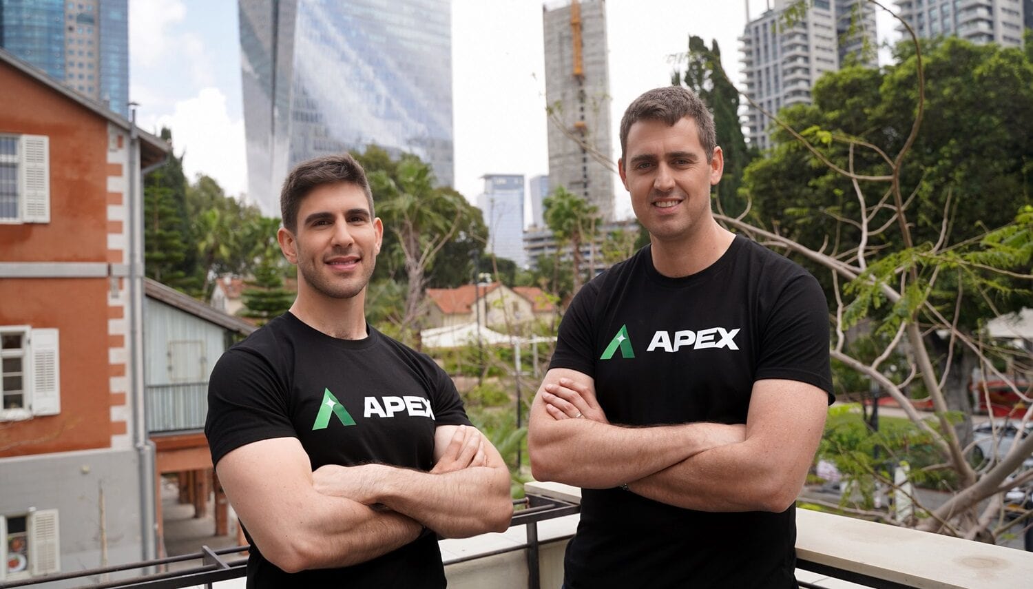 From left, Apex Security founders Tomer Avni and Matan Derman. Photo by Ben Hakim