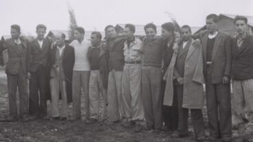 New arrivals from Iran at the Atlit immigrants camp in northern Israel, 1944. Photo by Zoltan Kluger/Government Press Office