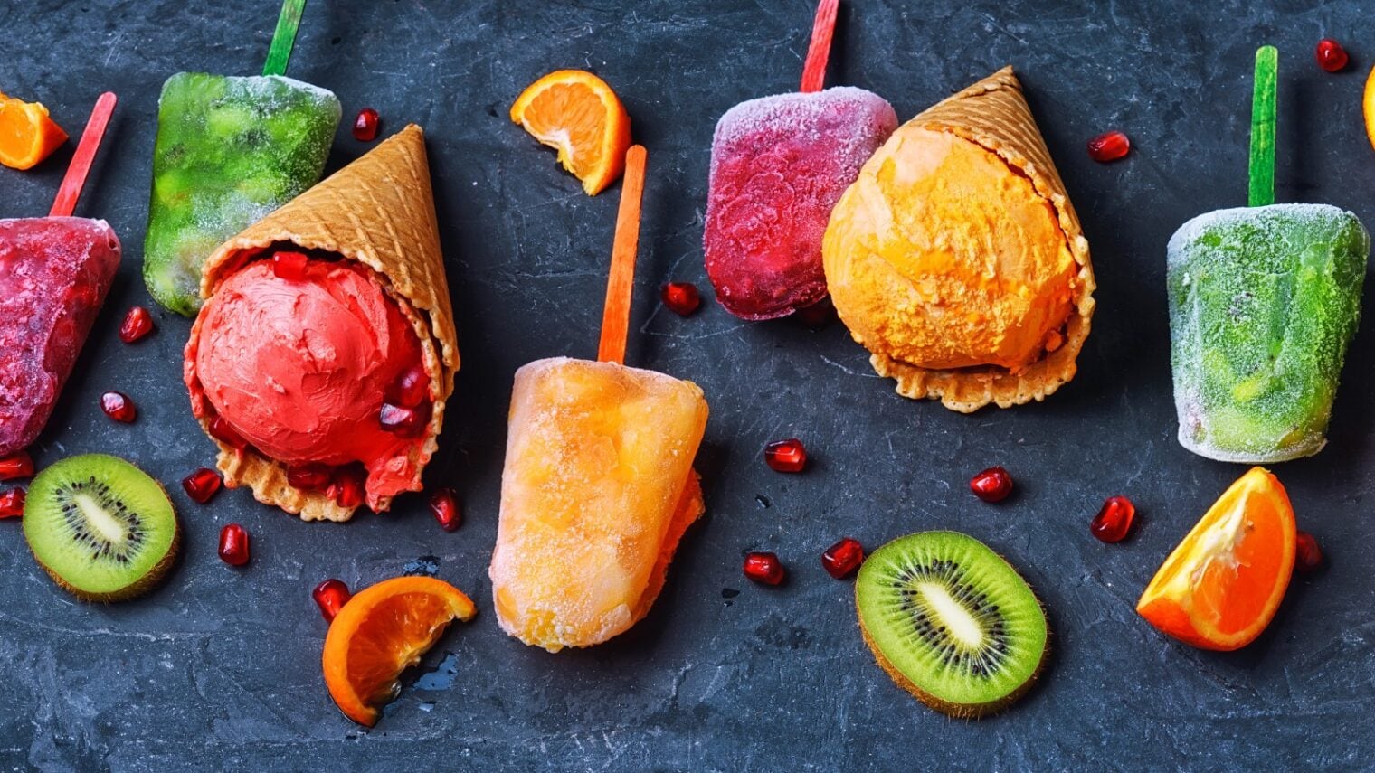 Better Juice's low-sugar sorbets and fruit ice creams. Photo courtesy of Better Juice