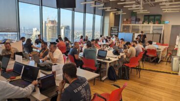 The HackAI TLV hackathon hosted at Microsoft Reactor in Tel Aviv. Waiting on approval from Microsoft